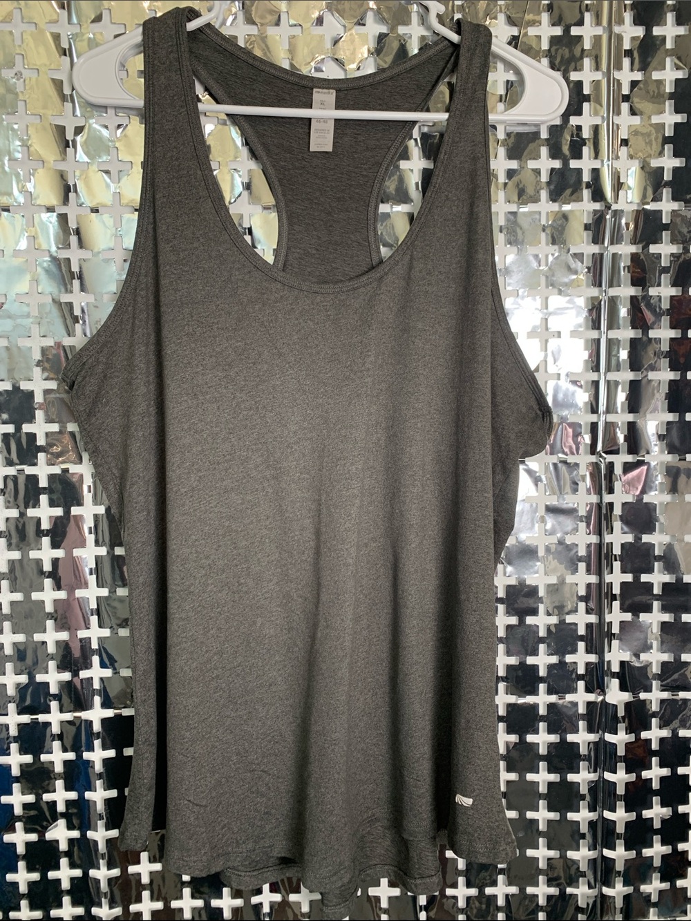 Marika Charcoal Racerback Tank Top